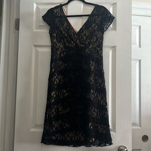 Scarlett black lace dress size 12